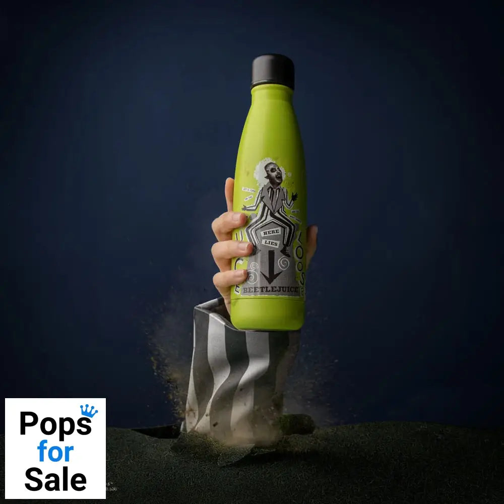 Beetlejuice Thermo Water Bottle Here Lies Beetlejuice