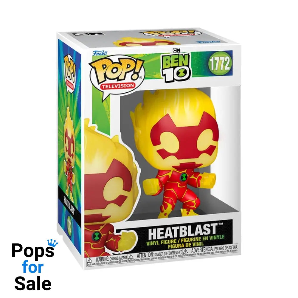 Ben 10 POP! TV Vinyl Figures Heatblast 9 cm