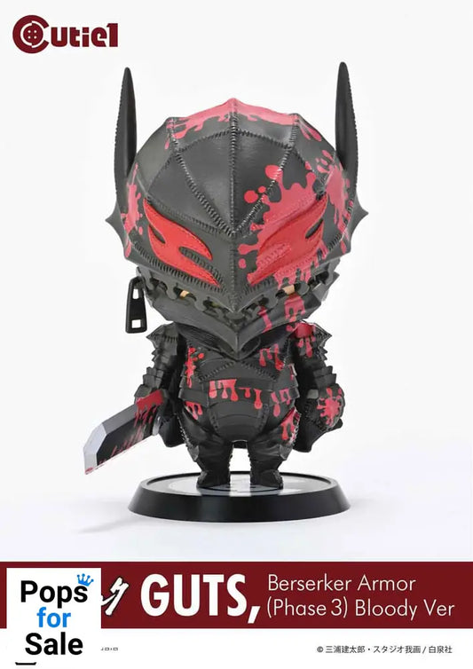 Berserk Cutie1 PVC Figure Guts Berserker Armor (Phase 3) Bloody Ver. 12 cm Statues