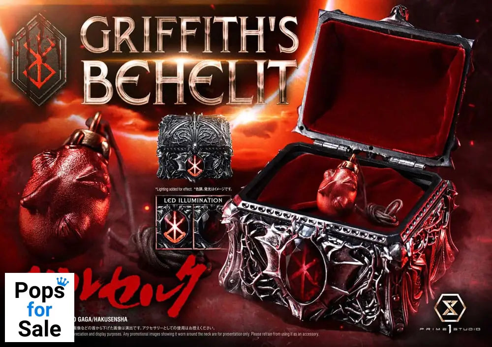 Berserk Life Scale Statue Griffith's Behelit 6 cm