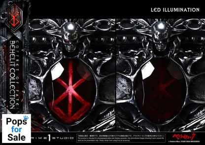 Berserk Life Scale Statues Behelit Skull 20 cm