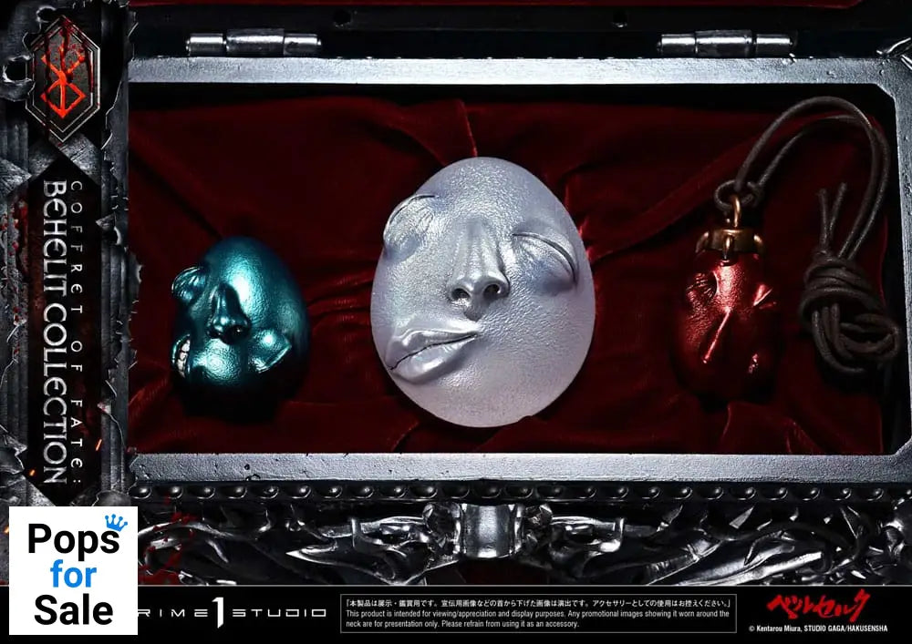 Berserk Life Scale Statues Behelit Skull 20 cm