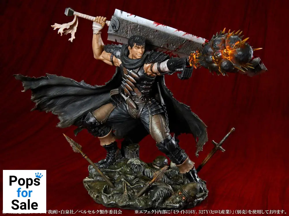 Berserk PVC Statue 1/7 Guts Black Swordsman Ver. 26 cm