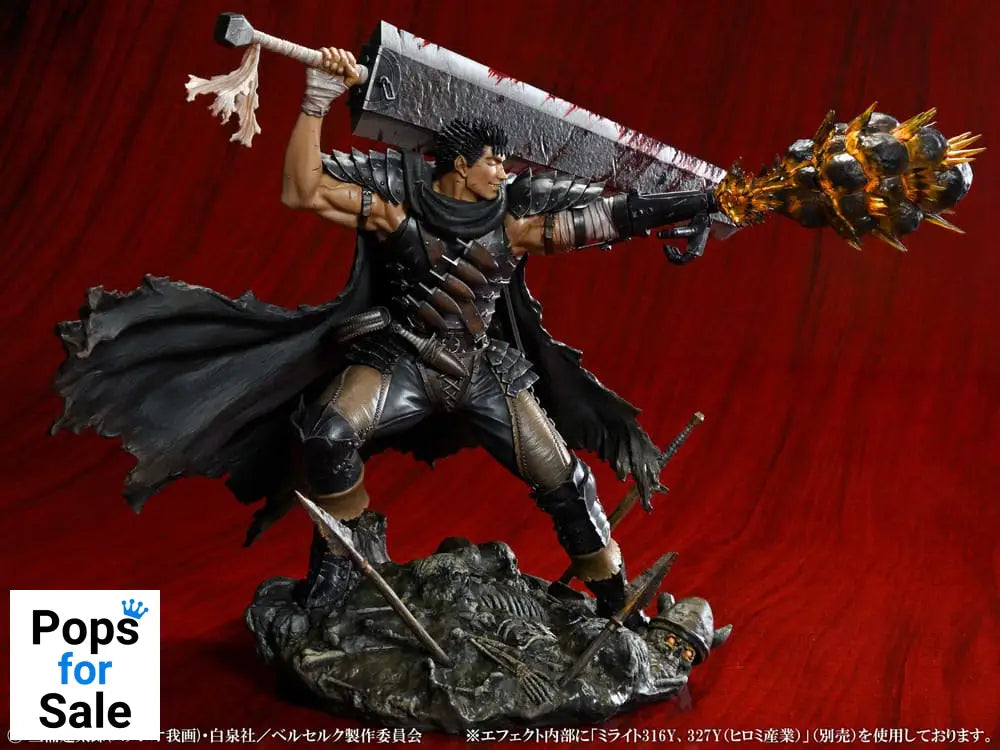 Berserk PVC Statue 1/7 Guts Black Swordsman Ver. 26 cm