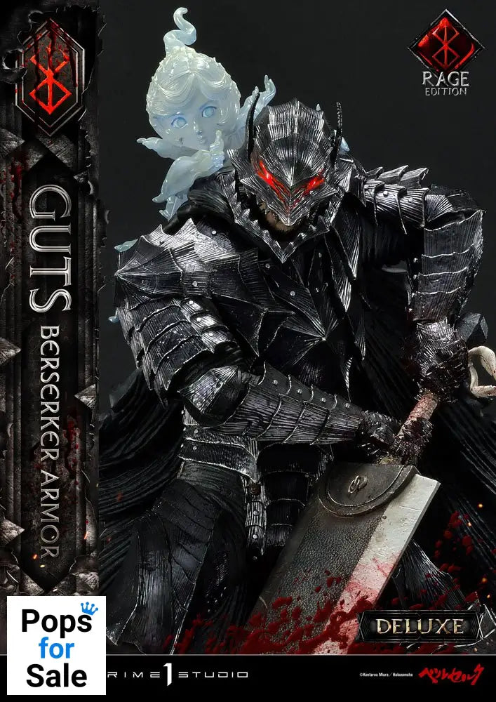 Berserk Statue 1/4 Guts Berserker Armor Rage Edition Deluxe Version 67 cm