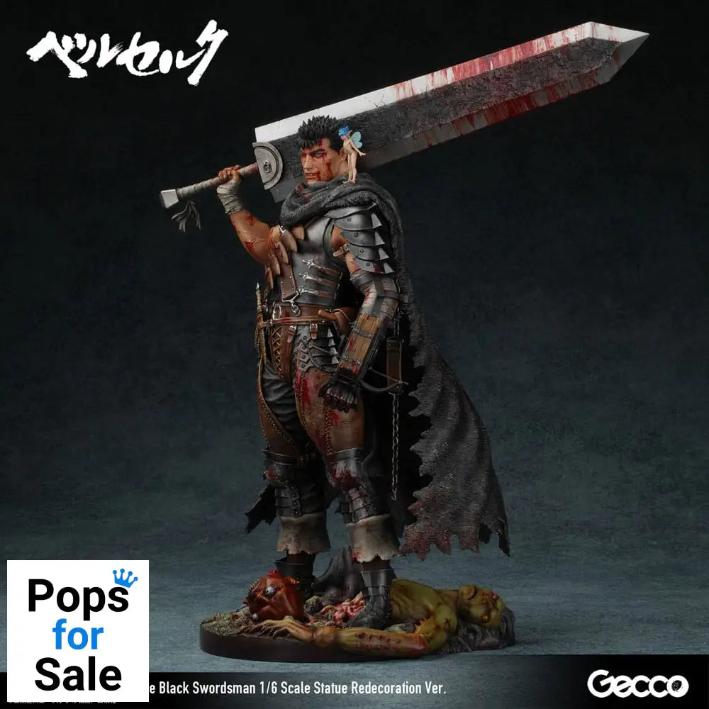 Berserk Statue 1/6 Guts Lost Children Arc The Black Swordsman Redecoration Ver. 38 cm