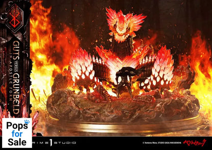 Berserk Ultimate Diorama Masterline Series Statue Berserk Guts vs. Grunbeld in Apostle Form  58 cm