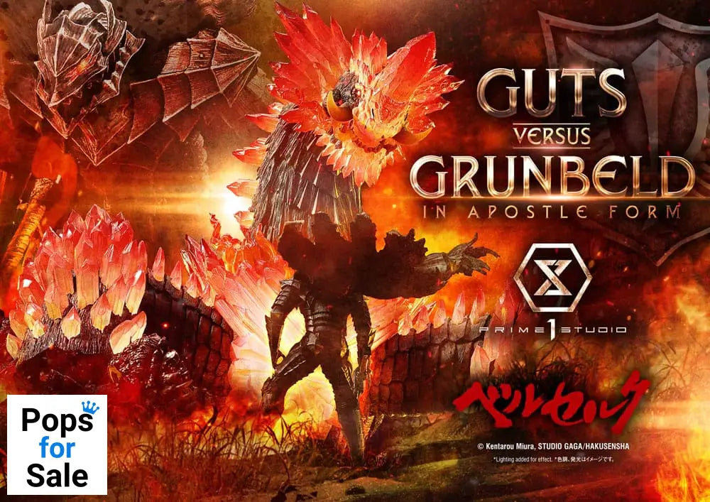 Berserk Ultimate Diorama Masterline Series Statue Berserk Guts vs. Grunbeld in Apostle Form  58 cm