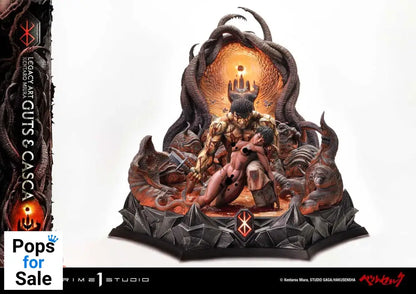 Berserk Ultimate Legacy Art Kentaro Miura Statue 1/4 Guts & Casca 72 cm Statues