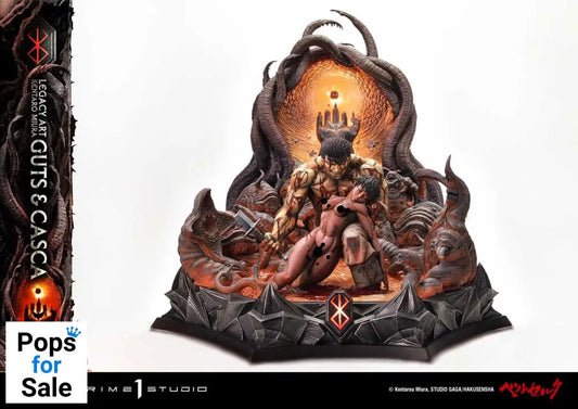 Berserk Ultimate Legacy Art Kentaro Miura Statue 1/4 Guts & Casca 72 cm Statues