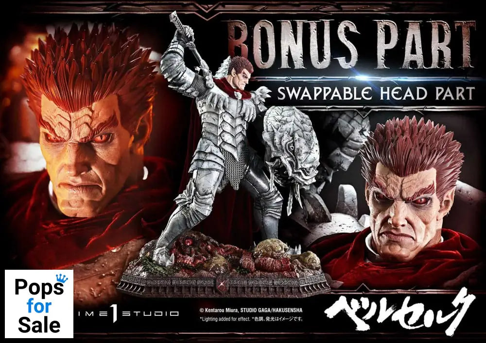 Berserk Ultimate Premium Masterline Series Statue 1/4 Grunbeld Grunbeld vs. Guts Bonus Version 107 cm