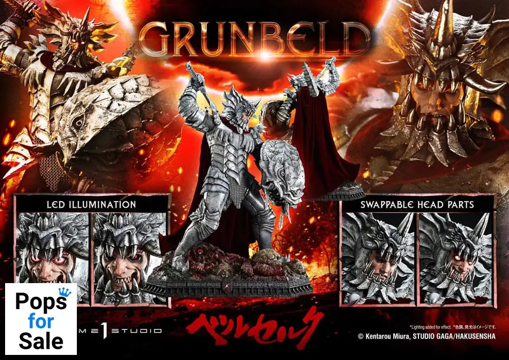 Berserk Ultimate Premium Masterline Series Statue 1/4 Grunbeld Grunbeld vs. Guts Bonus Version 107 cm Statues