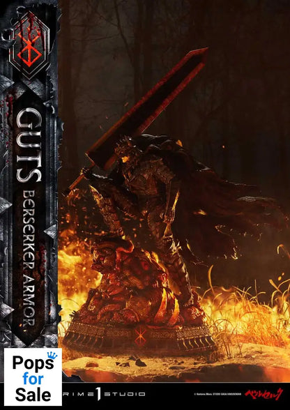 Berserk Ultimate Premium Masterline Series Statue 1/4 Guts, Berserker Armor Grunbeld vs. Guts 94 cm