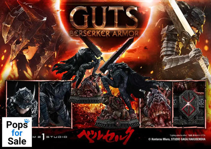 Berserk Ultimate Premium Masterline Series Statue 1/4 Guts Berserker Armor Grunbeld vs. Guts 94 cm Statues