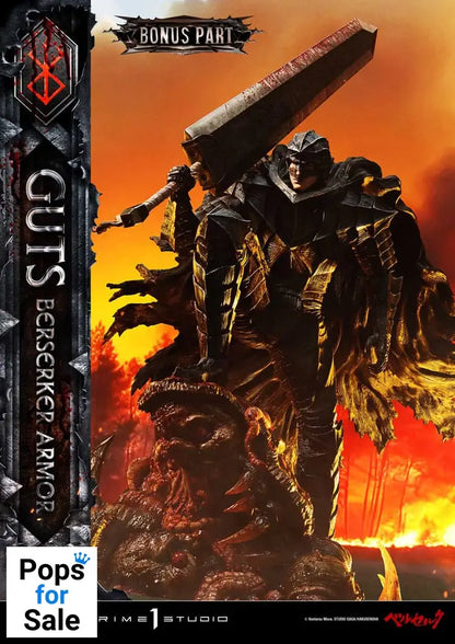 Berserk Ultimate Premium Masterline Series Statue 1/4 Guts Berserker Armor Grunbeld vs. Guts Deluxe Bonus Version 94 cm