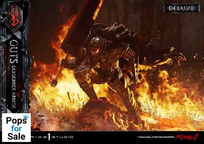 Berserk Ultimate Premium Masterline Series Statue 1/4 Guts Berserker Armor Grunbeld vs. Guts Deluxe Version 94 cm