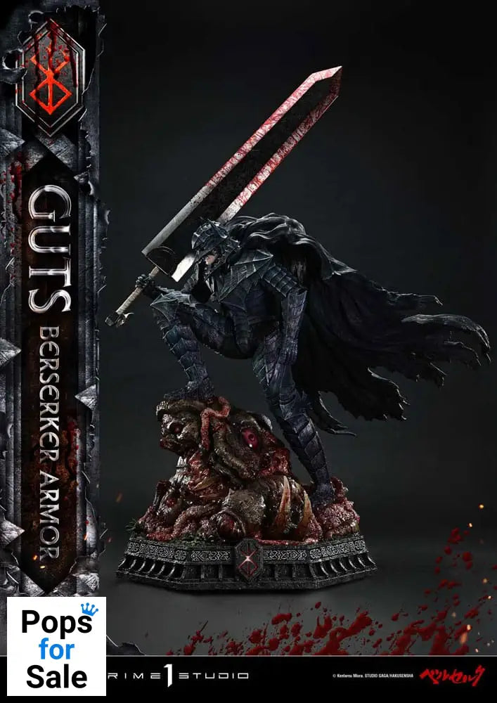 Berserk Ultimate Premium Masterline Series Statue 1/4 Guts Berserker Armor Grunbeld vs. Guts Deluxe Version 94 cm