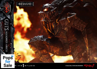 Berserk Ultimate Premium Masterline Series Statue 1/4 Guts, Berserker Armor Grunbeld vs. Guts Deluxe Version 94 cm