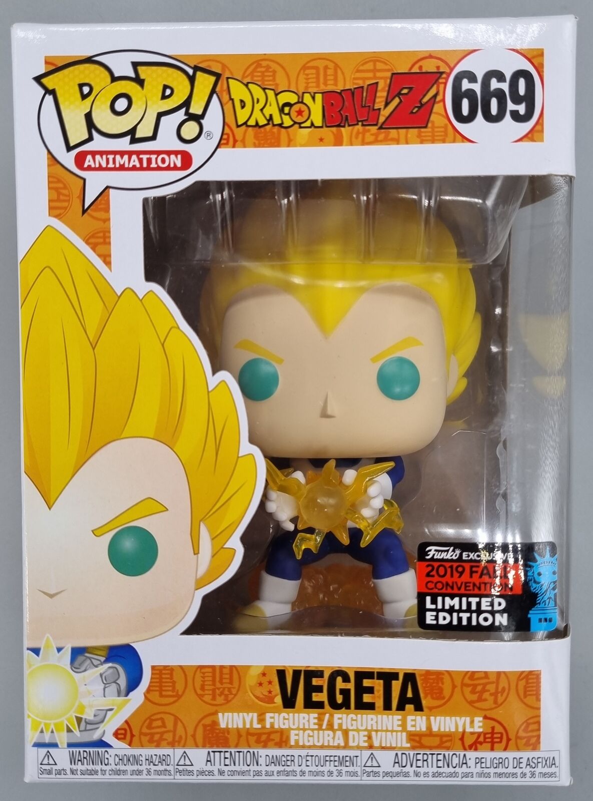 669 Vegeta (Final Flash) Dragon Ball Z - 2019 Con Funko POP