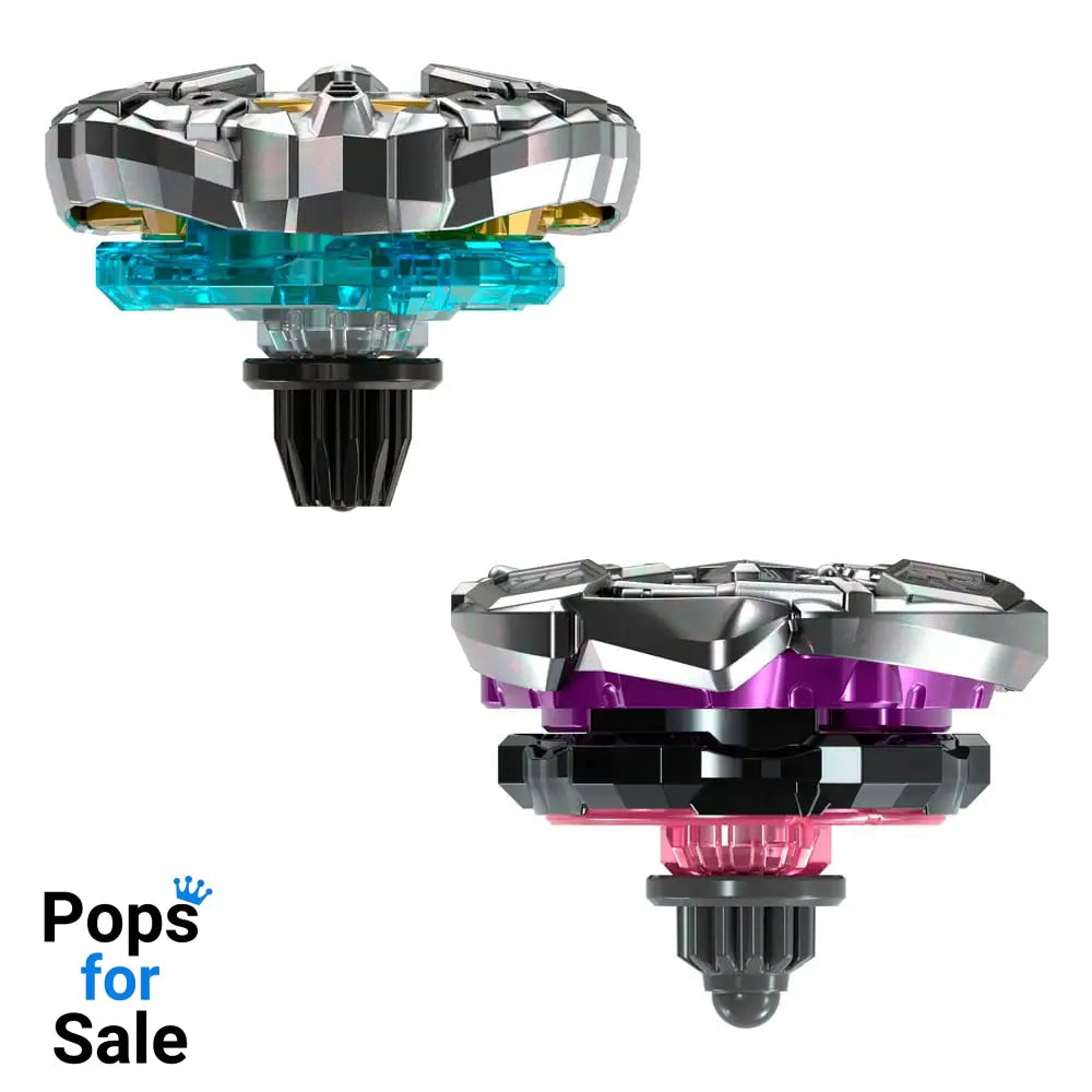 Beyblade X and Transformers Collab Bumblebee 3-60GP vs. Shockwave 5-80O