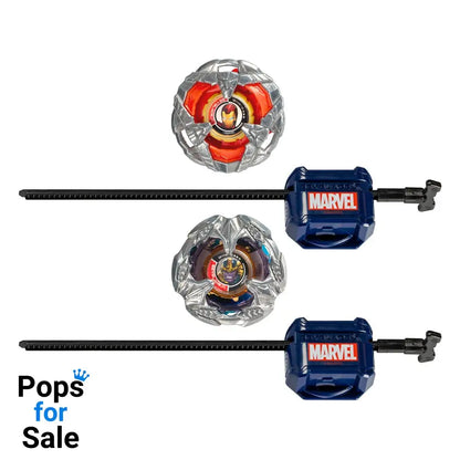 Beyblade X Marvel Collab Iron Man 4-80B vs. Thanos 4-60P