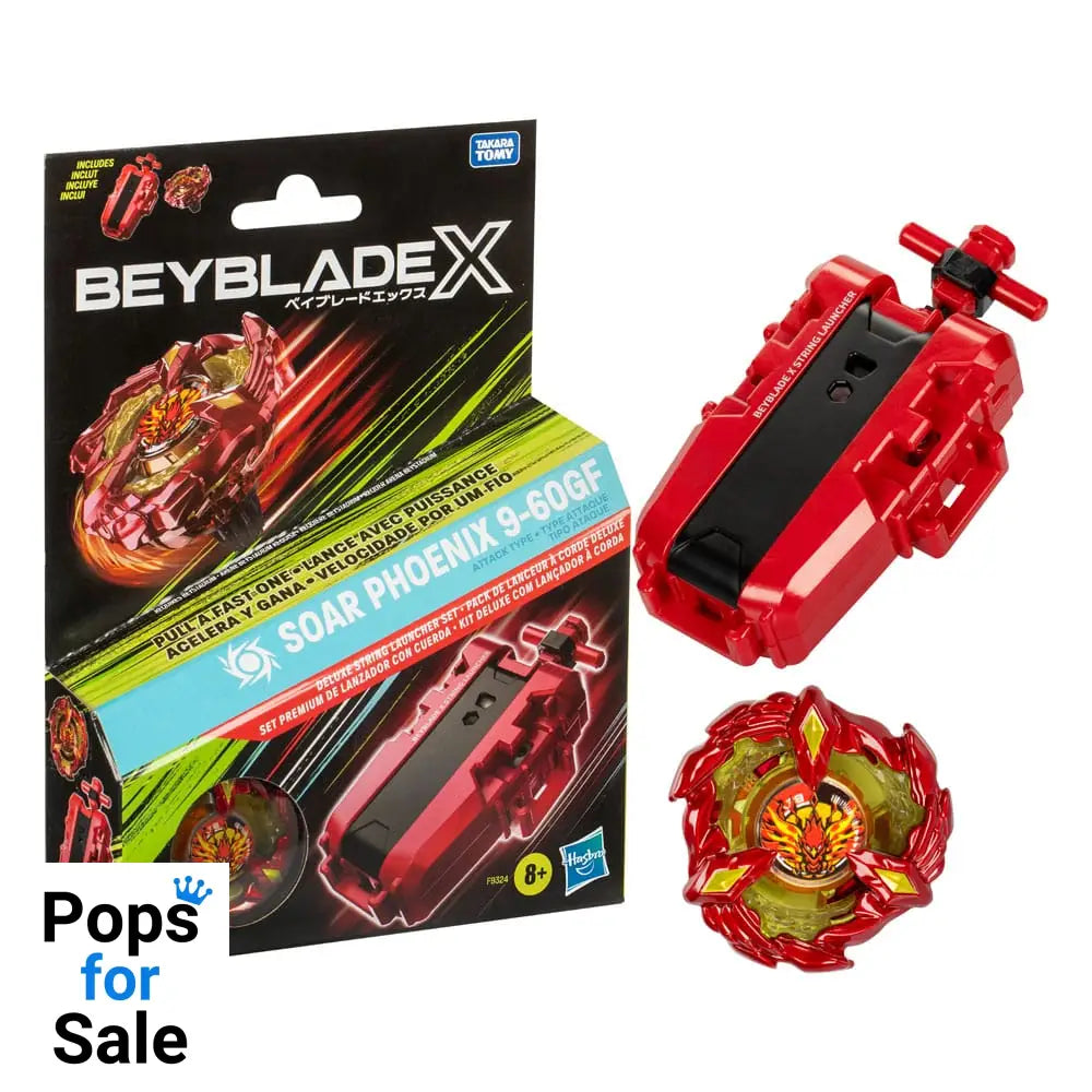 Beyblade X Soar Phoenix Deluxe String Launcher Set