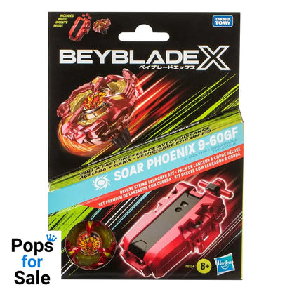 Beyblade X Soar Phoenix Deluxe String Launcher Set