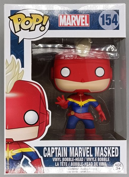 154 Captain Marvel Masked - Marvel - Box Damaged Funko POP