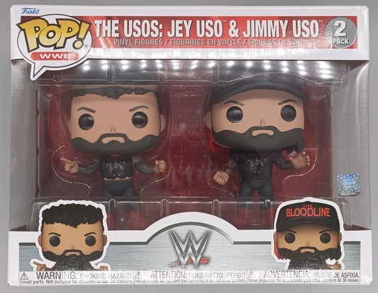 [2 Pack] The Usos: Jey Uso & Jimmy Uso (Uso Brothers) - WWE New Funko POP