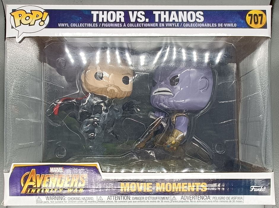 #707 Thor vs. Thanos - Marvel Avangers Infinity War Box Damaged Funko POP