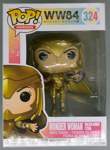 324 Wonder Woman (Golden Armor Flying) DC WW84 Funko POP