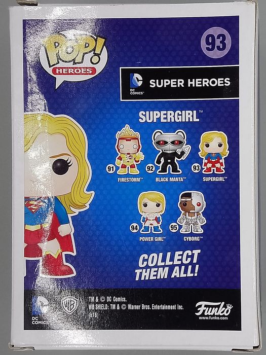 93 Supergirl - DC Super Heroes - Box Damaged Funko POP