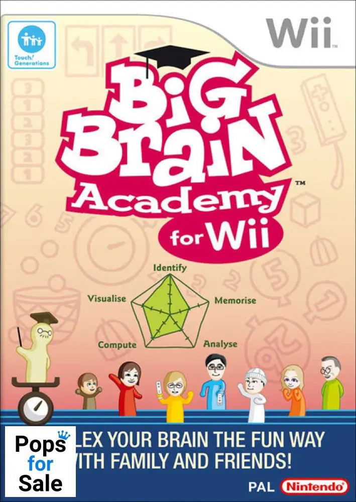 Big Brain Academy for Wii for Nintendo Wii/Wii-U