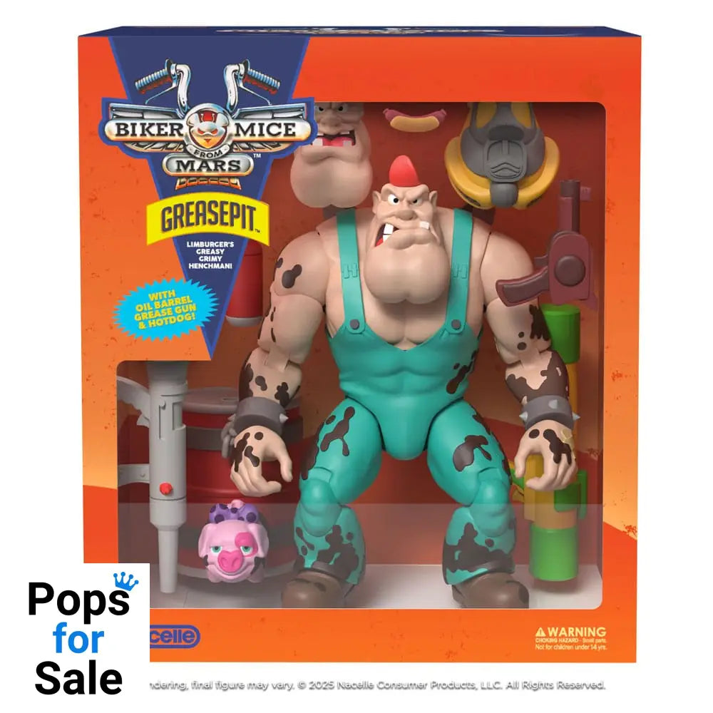 Biker Mice From Mars Action Figure Greasepit 23 cm