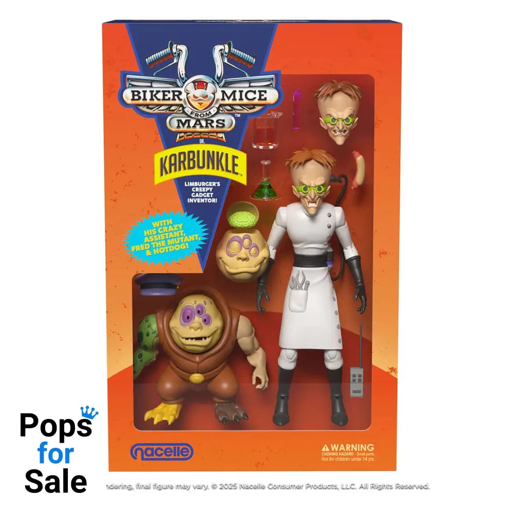 Biker Mice From Mars Action Figure Karbunkle & Fred The Mutant 23 cm