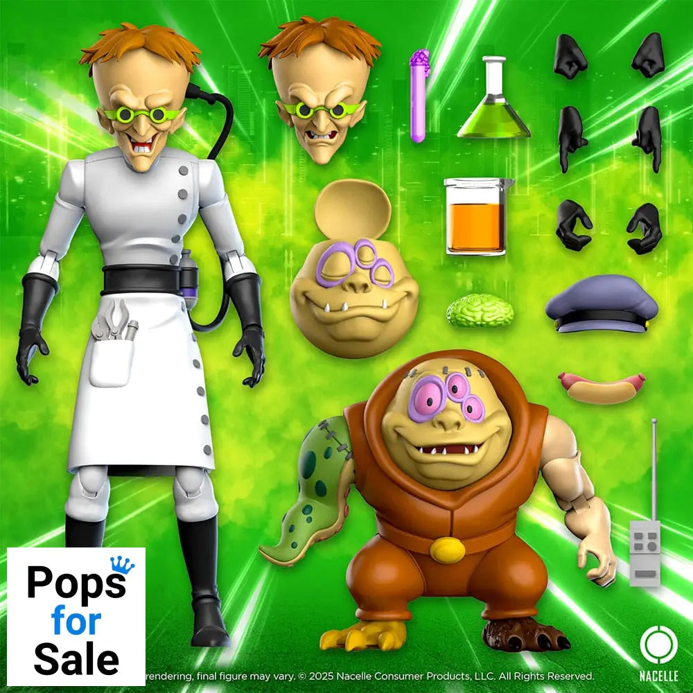 Biker Mice From Mars Action Figure Karbunkle & Fred The Mutant 23 cm