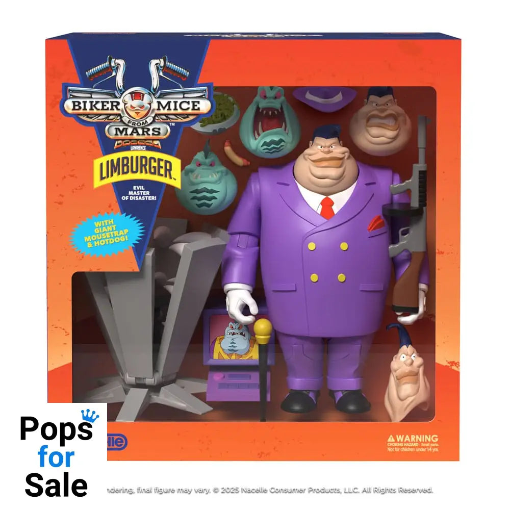Biker Mice From Mars Action Figure Limburger 23 cm