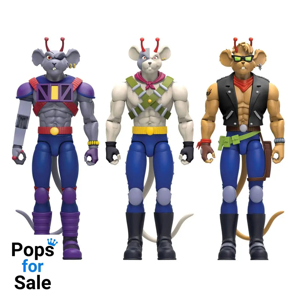 Biker Mice From Mars Action Figures 17 cm Assortment (6) Action figures