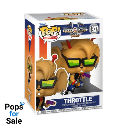 Biker Mice From Mars Pop! Animation Vinyl Figure Throttle 9 cm