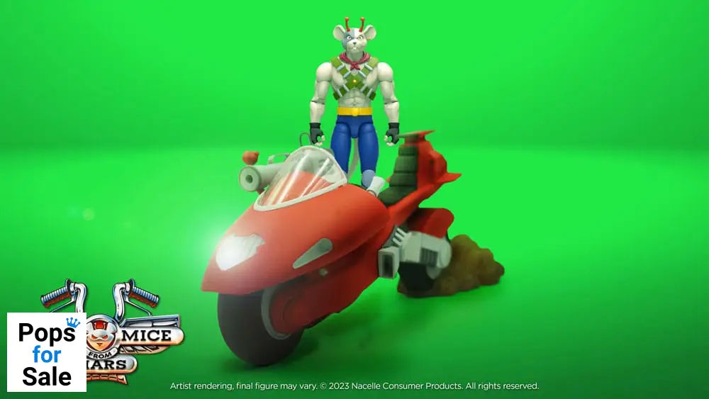Biker Mice From Mars Vehicle Vinnie's Radical Rocket Sled 25 cm