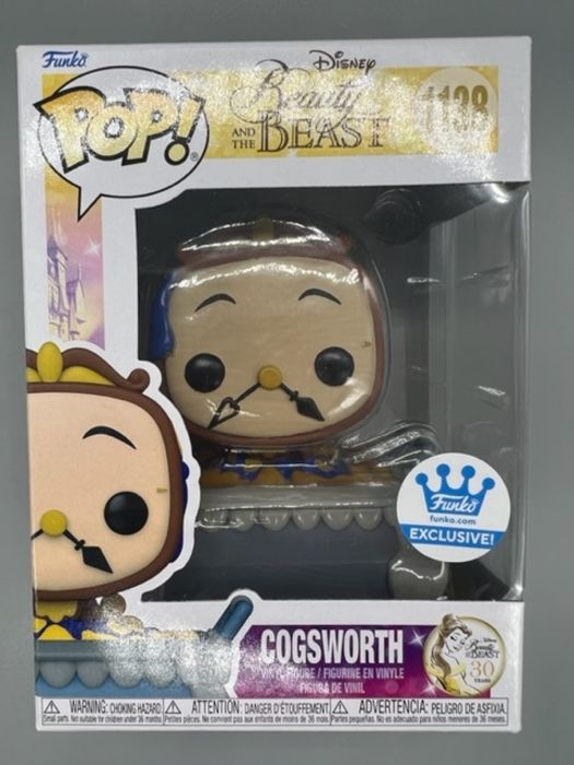 #1138 Cogsworth (in Cobbler Pan) Disney Beauty and The Beast Funko POP