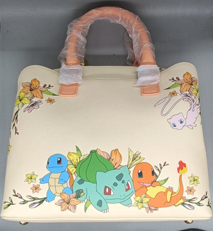 Pokemon by Loungefly Crossbody Hand Bag Mew & Kanto Starters Funko - New