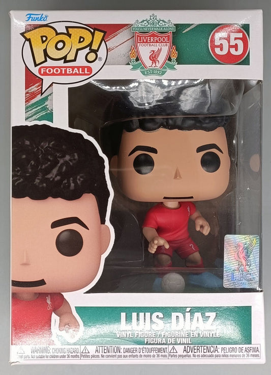 55 Luis Diaz - Liverpool FC - Funko POP - Box Damaged