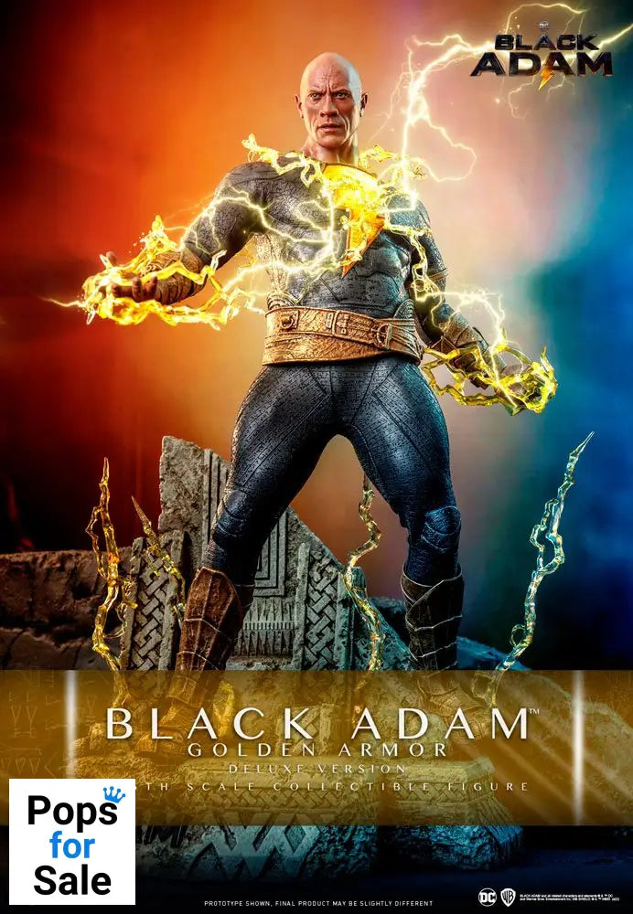 Black Adam DX Action Figure 1/6 Black Adam (Golden Armor) Deluxe Version 33 cm