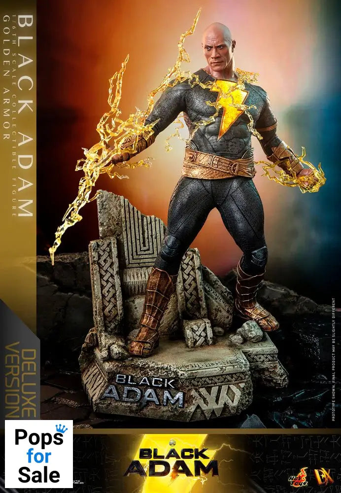 Black Adam DX Action Figure 1/6 Black Adam (Golden Armor) Deluxe Version 33 cm