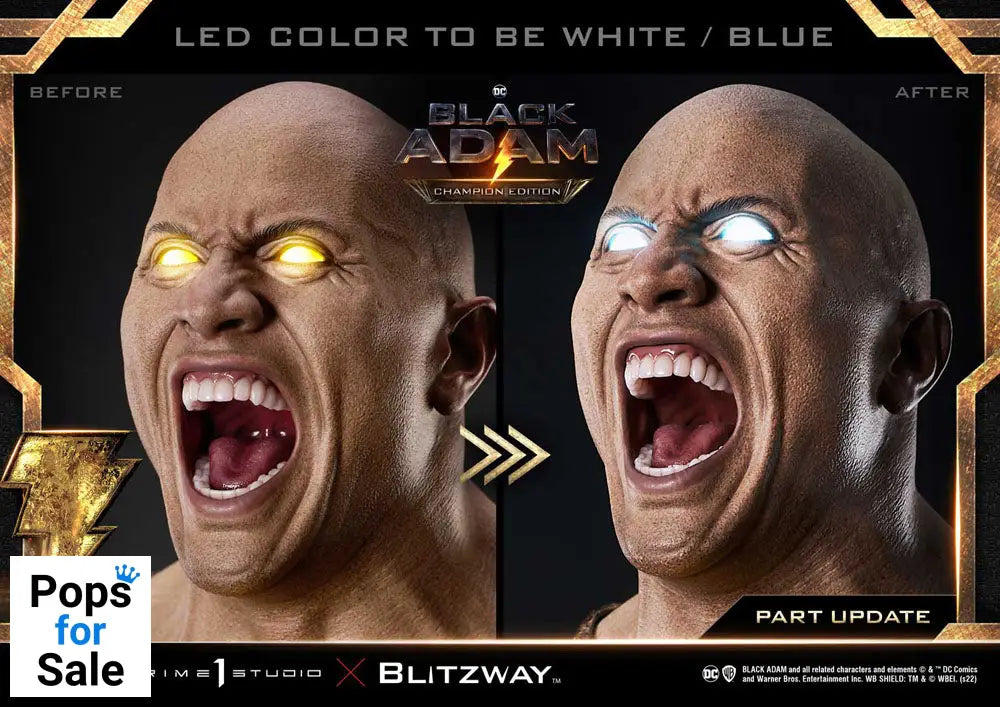 Black Adam Museum Masterline Statue 1/3 Black Adam Champion Edition 96 cm