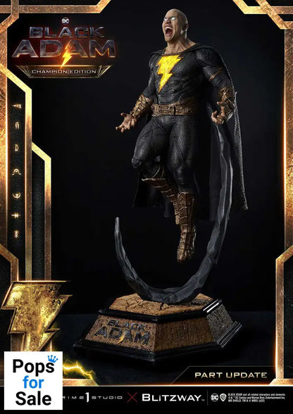 Black Adam Museum Masterline Statue 1/3 Black Adam Champion Edition 96 cm