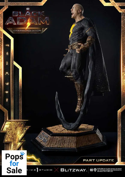 Black Adam Museum Masterline Statue 1/3 Black Adam Champion Edition 96 cm