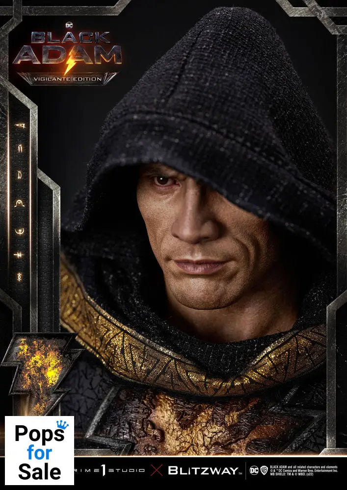 Black Adam Museum Masterline Statue 1/3 Black Adam Vigilante Edition 96 cm