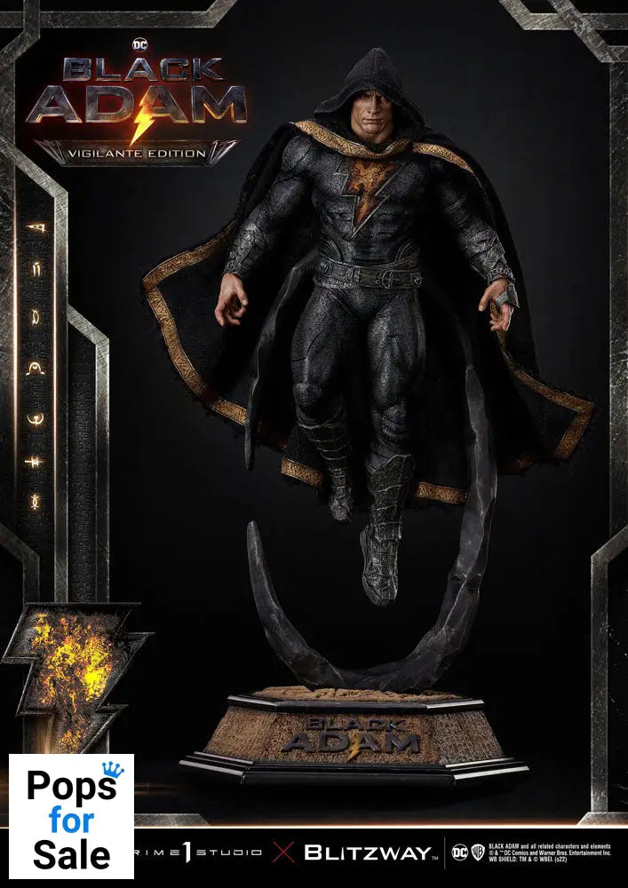 Black Adam Museum Masterline Statue 1/3 Black Adam Vigilante Edition 96 cm